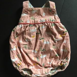 Mini Boden Duck Cord Romper